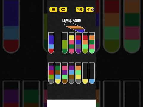 water sort puzzle level 4899