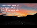 12/27/2024 -  Lookout Mountain #1, Toro Peak - West, and Santa Rosa Mountain