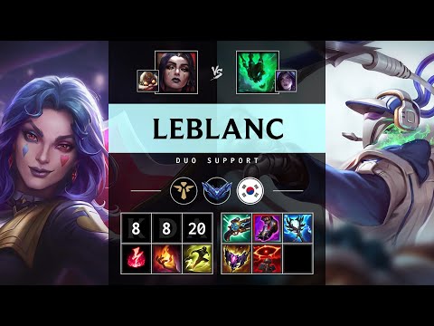 LeBlanc Support vs Thresh - KR Diamond Patch 25.13