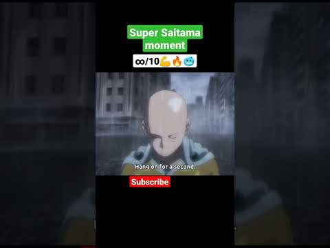 super saitama badass anime moment💪🔥🥶|| goosebump moment🥶 #saitama #anime  #badass