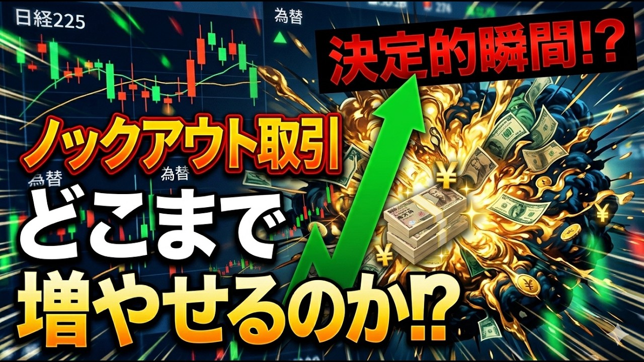 ノックアウト１０万円チャレンジ失敗！？2週目投資結果