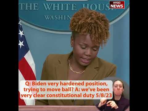 Q: Biden's Hardened Position — Trying To Move The Ball? A: "Congress's Constitutional Duty"