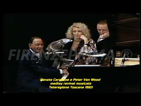Renato Carosone Peter Van Wood. Straordinario medley live dal Teatro di Orvieto. Teleregione. 1983