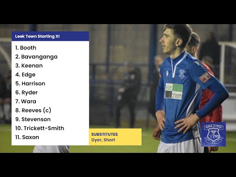 Leek Town vs Stone Old Alleynians - Staffordshire Senior Cup Semi-final, Tue 29, Mar 2022.