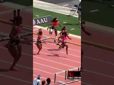OLYMPIAN GRACE STARK WINS 100MH IN 13.86 AT AAU JR. OLYMPIC GAMES ????????