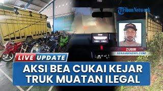 Saling Kejar di Jalan saat Penangkapan oleh Bea Cukai Langsa, Amankan Truk Thailand di Kebun Sawit