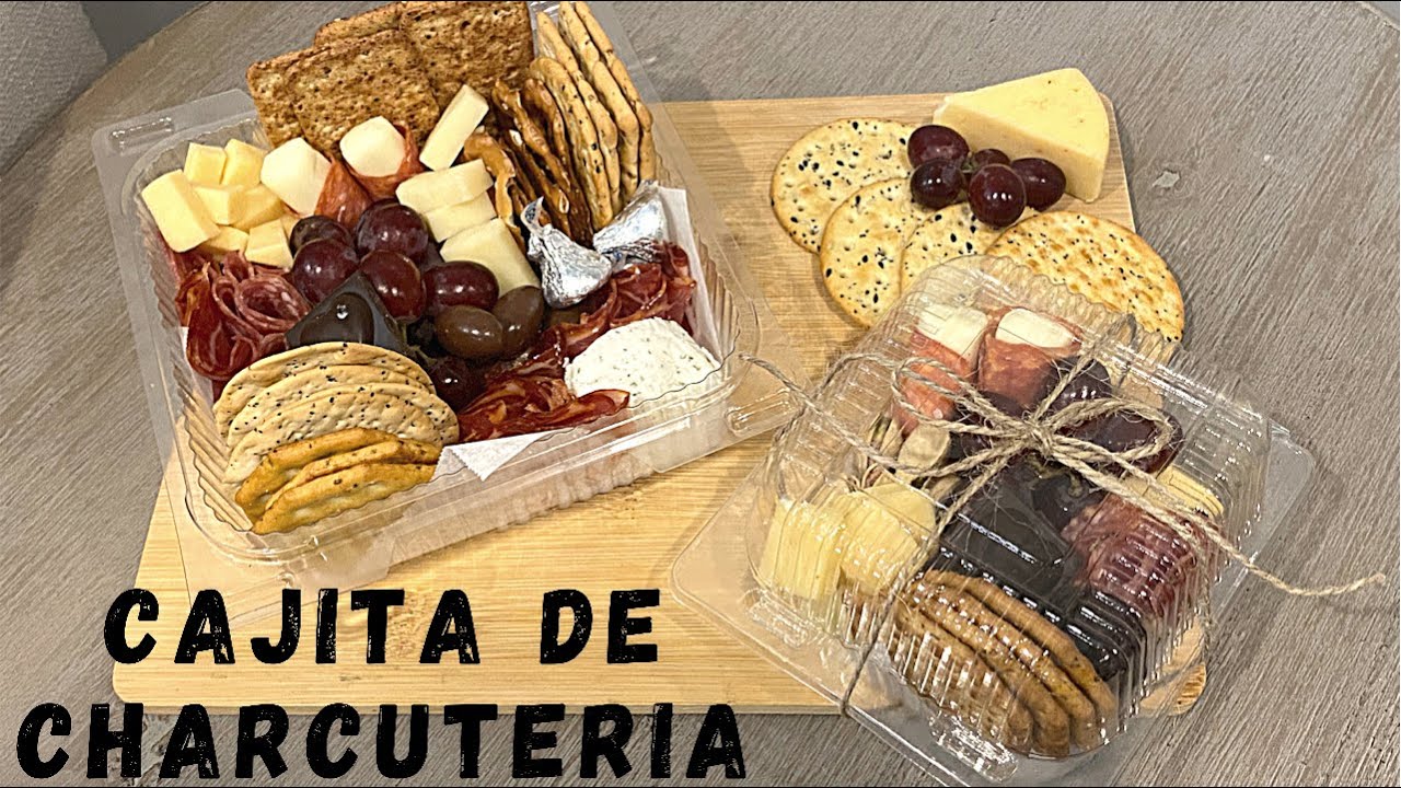 Charcuteria- Caja de Charcuteria - Cajitas para Eventos y Negocio - DIY CHARCUTERIE BOX