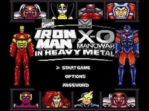 Iron Man and X-O Manowar in Heavy Metal Game Gear