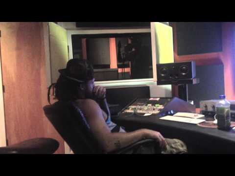 Lecrae in Reach Records Studio with Benjah & Sky
