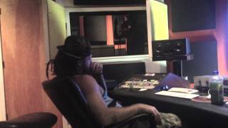 Lecrae in Reach Records Studio with Benjah & Sky