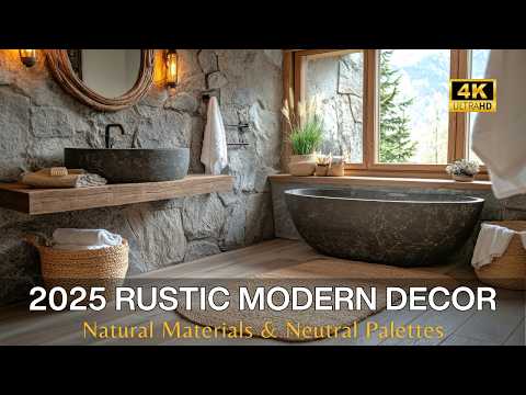 Rustic Modern Home Decor for 2025: Blending Country Charm with Contemporary Elegance