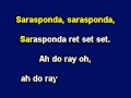 Sarasponda Karaoke Video With Lyrics Instrumental Version