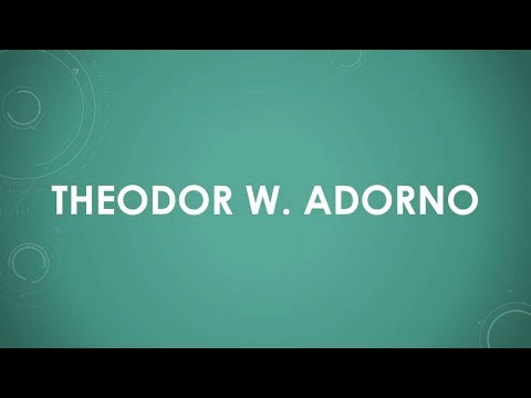 Theodor W. Adorno einfach und kurz erklärt