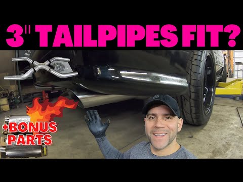 WILL 3" Tailpipes FIT? Fox Body Mustang Street & Strip Car with.....