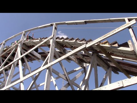 Off-ride footage of a Jack Rabbit train