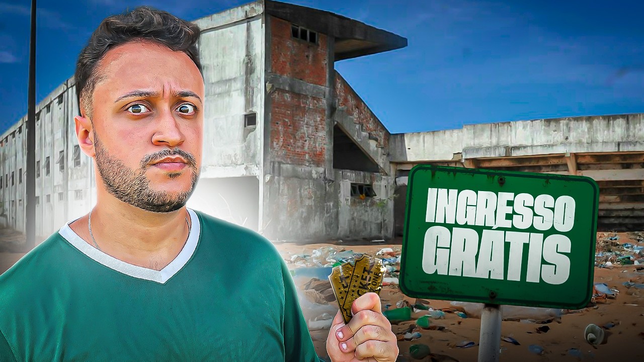 VISITEI UM ESTADIO COM O INGRESSO GRÁTIS!