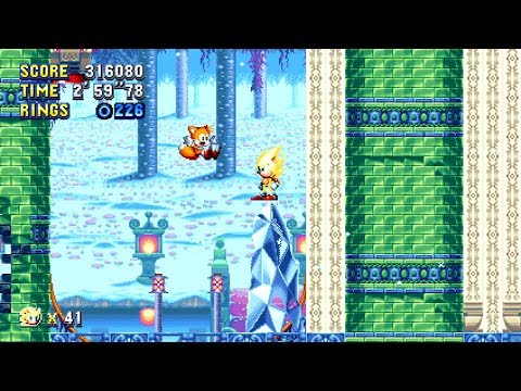 Sonic Mania Plus: Mania Mode Part 5: Press Garden Zone (Super Sonic & Tails)