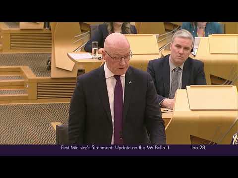 First Minister’s Statement: Update on the MV Bella-1 - 28 January 2026