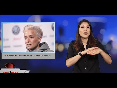 U.S. advances to Women’s World Cup quarterfinals (ASL - 6.26.19)