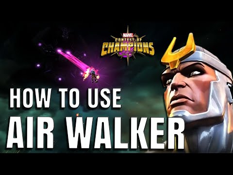 How To Use AIR WALKER Easily | Abilities Breakdown | Marvel Contest Of Champions