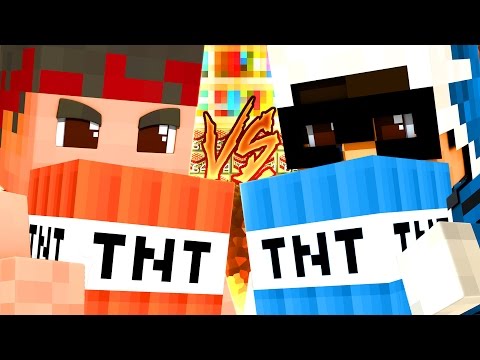 GUERRE CON I CANNONI DI TNT! GRIEFING PAZZESCHI!! — Minecraft