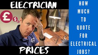 How to price jobs and quote as an electrician or other tradesman