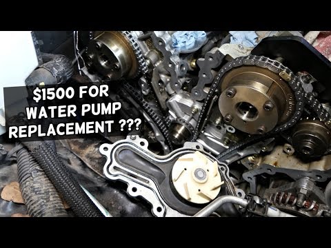 WHY IT COST $1500 TO REPLACE WATER PUMP ON FORD, LINCOLN, MAZDA 3.5 3.7 ENGINE EDGE FLEX TAURUS MKX