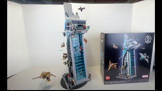 YouTube thumbnail: Lego Avengers Tower 76269 Review!  Is this the most Epic Avengers set ever?  Watch to find out!