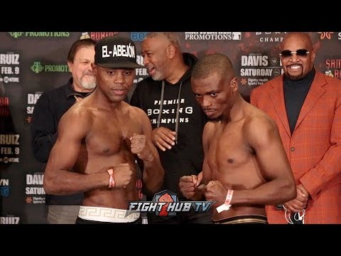 JAVIER FORTUNA VS. SHARIF BOGERE - FULL WEIGH IN AND FACE OFF VIDEO
