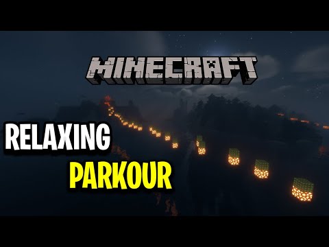 Minecraft relaxing Parkour 34 minutes 50 (lofi)