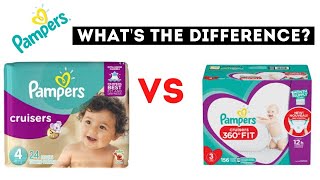 Pampers Cruisers vs. 360 Waist Fit| Diaper Review