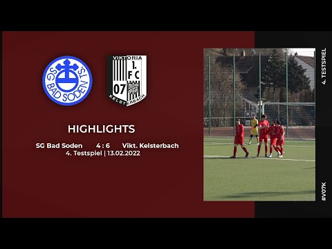 SG Bad Soden - Vikt. Kelsterbach | Testspiel | Highlights | 13.02.2022