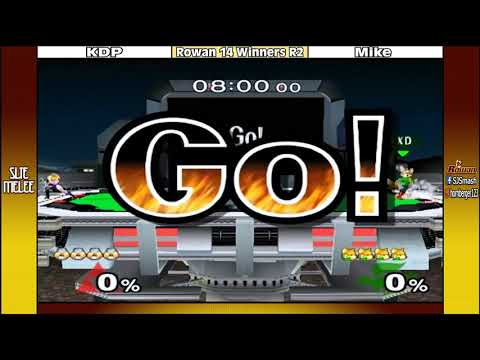 Rowan SSBM 14: KDP (Sheik) Vs. Mike (Fox) - Winners R2