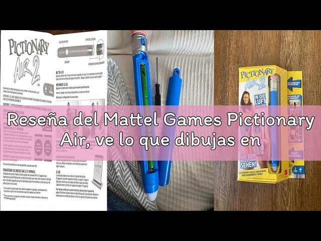 Vídeo relacionado con Mattel Games Pictionary Air Extension Pack Activities