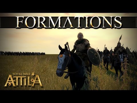 Total War Attila Mechanics - Spear Formations vs Tagmeta Cavalry