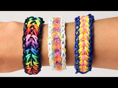 Rainbow Loom English - FEATHER - Loom Bands, easy, how to, DIY