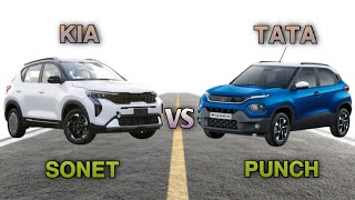 Kia Sonet vs Tata Punch Comparison