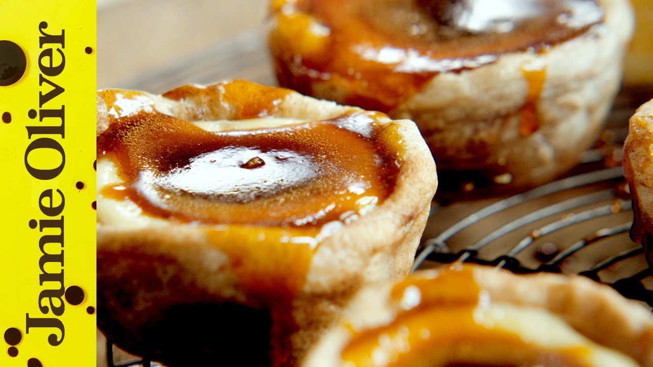 Quick Portuguese custard tarts: Jamie Oliver