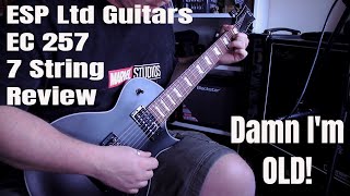 Video thumbnail for ESP Ltd EC 257 7 String Guitar Review - Goliath Studios by The Bass Pedal Show