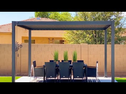 STUNNING PATIO UPGRADES | EXTREMELY EASY DIY MIRADOR 111DA LOUVERED PERGOLA