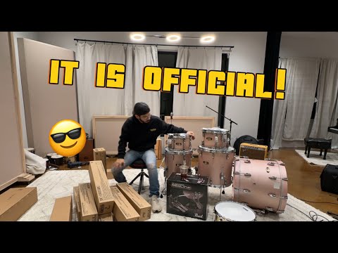 Signing w/Pearl Drums & Unboxing My Kit!