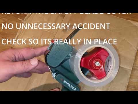 HOW TO USE TAPE DISPENSER #parkside #hacks #howto