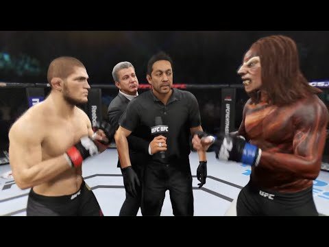 Khabib vs. Gothic Demon - EA Sports UFC 2