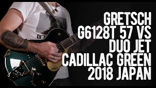 Video thumbnail for Gretsch G6128T 57 VS Duo Jet Cadillac Green 2018 Japan by Loud Lemon Demo