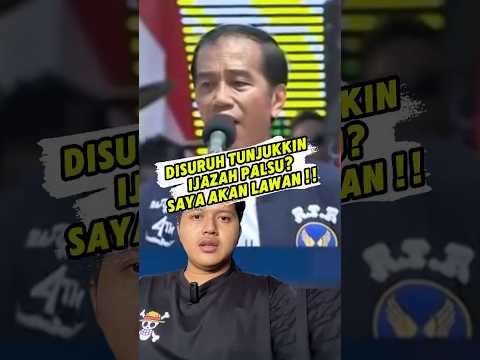 Jokowi disuruh tunjukkin ijazah asli : saya akan lawan!