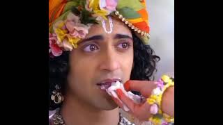 Radha is feeding Krishna Makhan ❤️❤️ Sumel