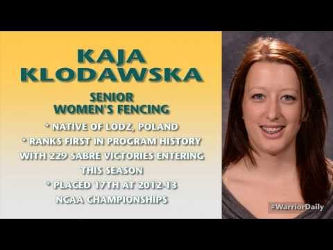 Warrior Daily - Senior Spotlight with Kaja Klodawska