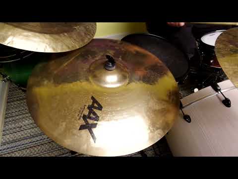 Sabian AAX 21" x-plosion ride cymbal sound test review