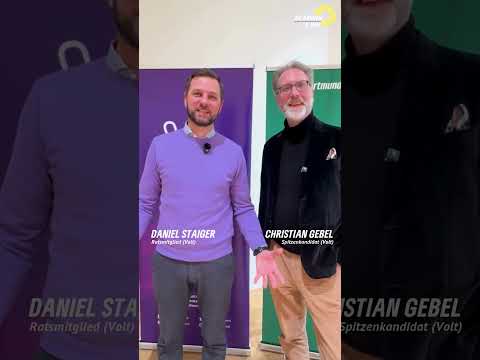 GRÜNE & Volt bilden eine Fraktion!