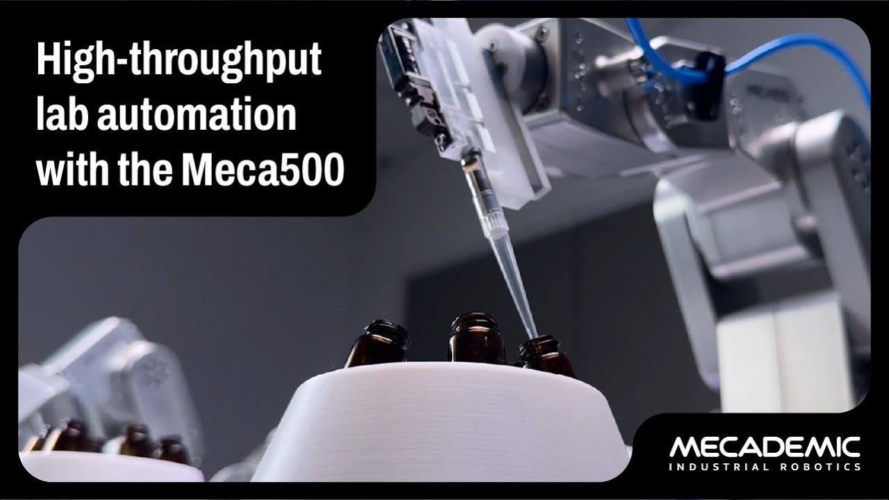 High-throughput lab automation with the Meca500